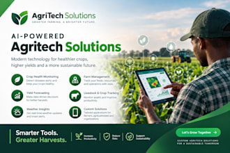 develop an ai powered agritech app for crop monitoring and smart farming