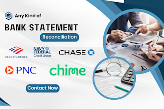 reconcile bank statement PDF to editable format