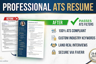 write professional ats resume and cv writing service