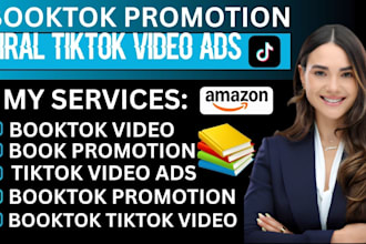 do booktok book promotion amazon kdp ads ebook marketing influencer tiktok video