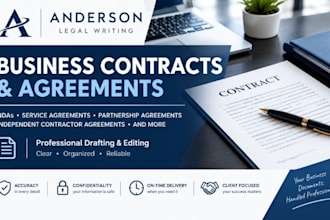 draft legal partnership agreements contracts ndas and legal agreements