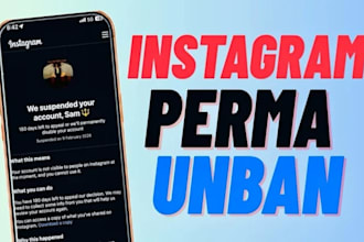restore instagram page, ig profile unbanning issues