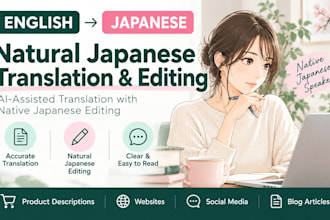 edit ai translated text into natural japanese