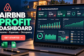 build an airbnb spreadsheet for income expense and profit tracking