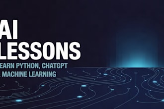 teach you ai, python and machine learning in one on one lessons