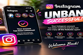 restore instagram page, ig profile unbanning issues
