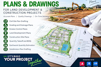civil site plans, draft civil site plans