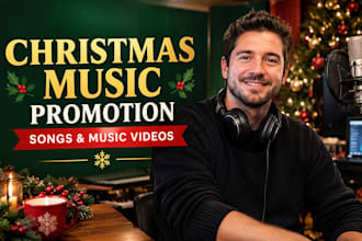 promote your christmas music and holiday music videos