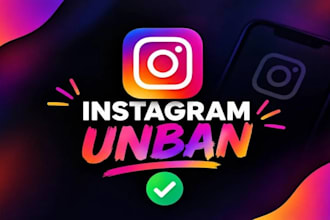restore instagram page, ig profile unbanning issues