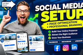 manage and setup business facebook page campaign, instagram ads, fb meta ads