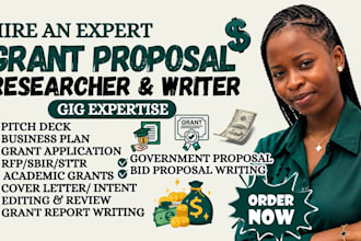 grant research, rfp research, proposal for nonprofits, ngos, and businesses