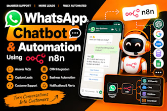 build whatsapp chatbot and automation using n8n