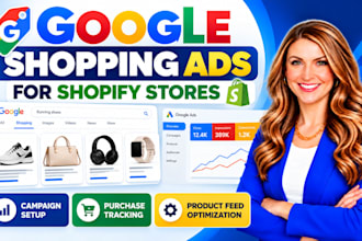 set up google shopping ads campaign for shopify stores