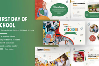 design a happy kids educational presentation