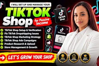 setup tik tok shop fix tiktok dropshipping tiktok shop marketing tiktok shop ads
