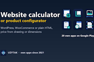 build a price calculator or configurator for your website