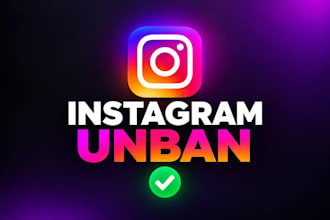 restore instagram page, ig profile unbanning issues