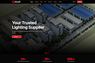 create a high converting english product landing page