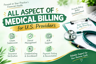 handle medical billing for US healthcare providers