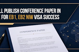 write publish conference paper in ieee for eb1a eb2 niw visa petition