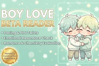 be your paranormal, romantasy, sci fic, fantasy boy love, mm romance beta reader