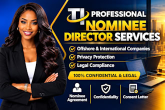 provide trusted nominee director service and company registration worldwide