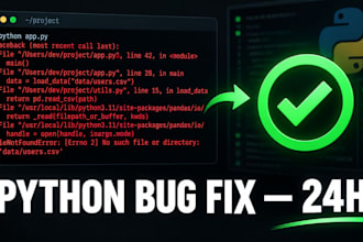 fix your python script bug and explain what was wrong