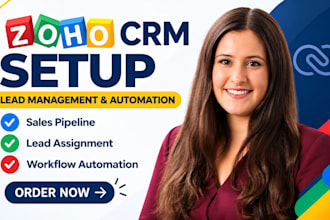 setup zoho CRM lead management zoho CRM sales pipeline lead automation