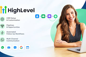 set up your gohighlevel CRM, pipelines and lead followup workflows