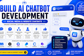 build ai chatbot for social media website using manychat botpress tidio uchat