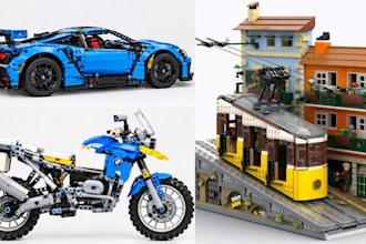 do custom lego moc model, cars, houses, lego bike,lego minifigure and pdf manual