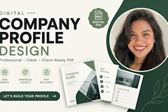 design company profile construction business  profile brochure profile design