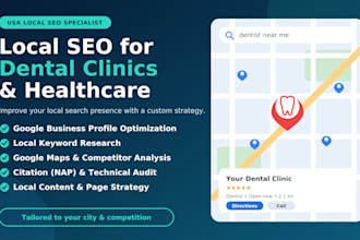 do local SEO for dental clinics and healthcare practices