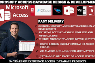 create and design professional microsoft access database