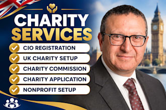 uk charity cio registration charity setup charity commission charity application