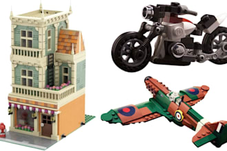 design custom 3d lego bike, car, aircraft with building instructions