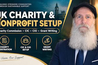register UK charity, charity commission, setup  cic, cio, nonprofit