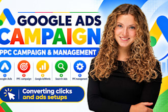 set up google ads, PPC campaign setup, keyword research, campaign optimization