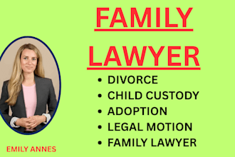 be your expert lawyer for civil, criminal, family, divorce and tort law disputes