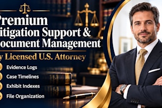 create a detailed legal evidence log for your litigation case