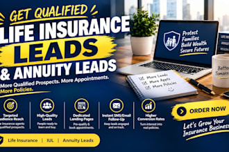 generate iul life insurance leads, insurance and annuity leads via facebook ads