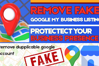 remove fake gmb listing, report gmb, local seo, google my business gmb listing