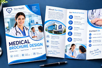 design medical dental pharmacy hospital healthcare flyer poster brochure layout