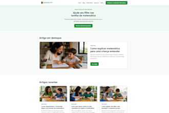 build a responsive HTML CSS javascript landing page