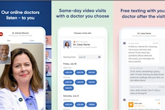 build ai healthcare app, telemedicine app, pharmacy app, patient care website