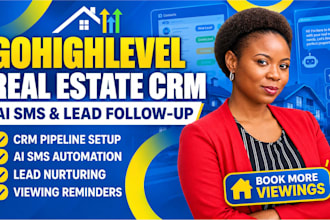 setup gohighlevel real estate crm lead follow up ghl ai sms automation workflow