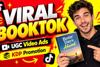 create booktok tiktok ugc videos kdp ugc book promotion ugc video ads booktok ad