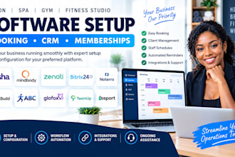 setup fresha mindbody zenoti bitrix24 noterro glofox bsport vcita zen planner