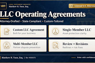 draft a single member llc operating agreement