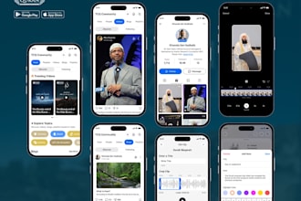 develop prayer app, muslim app, quran app, mosque app, arabic learning app